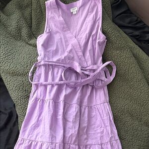 J. Crew Lilac V-Neck Top